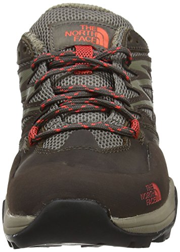 The North Face W Hedgehog Hike, Zapatillas de Senderismo Mujer, Marrón (Morel Brown/Radiant Orange), 39 EU