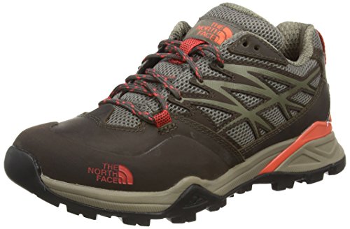 The North Face W Hedgehog Hike, Zapatillas de Senderismo Mujer, Marrón (Morel Brown/Radiant Orange), 39 EU