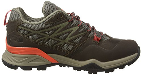 The North Face W Hedgehog Hike, Zapatillas de Senderismo Mujer, Marrón (Morel Brown/Radiant Orange), 39 EU