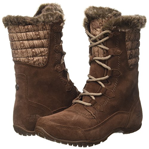 The North Face W Nuptse Purna II, Botas Mujer, (Carafe Brown/Taupe Grey), 39 EU