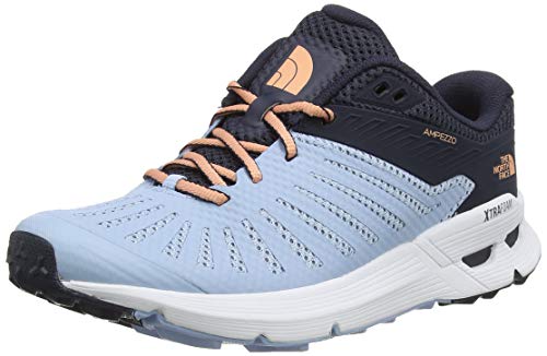 The North Face Womens Ampezzo, Zapatilla de Correr Mujer, Angel Falls Blue, 37 EU