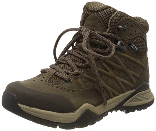 The North Face Womens Hedgehog Hike II Mid WP, Zapato para Caminar para Mujer, Bipartisan Brown, 47 EU
