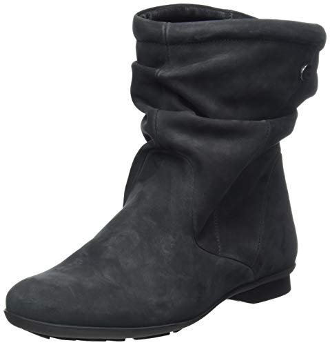 THINK! Keshuel_3-000009 , Bota a la Altura de la Pantorrilla para Mujer , Negro ( 0000 Schwarz ), 37.5 EU