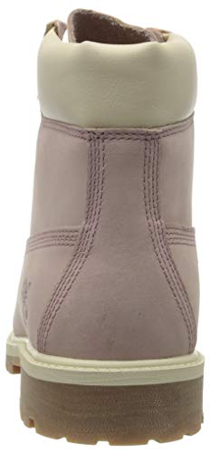 TIMBERLAND 6 in Premium Waterproof Botas Clasicas Unisex Niños, Violeta (Medium Purple Nubuck), 36 EU (4 UK (Junior) UK)