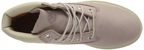 TIMBERLAND 6 in Premium Waterproof Botas Clasicas Unisex Niños, Violeta (Medium Purple Nubuck), 36 EU (4 UK (Junior) UK)