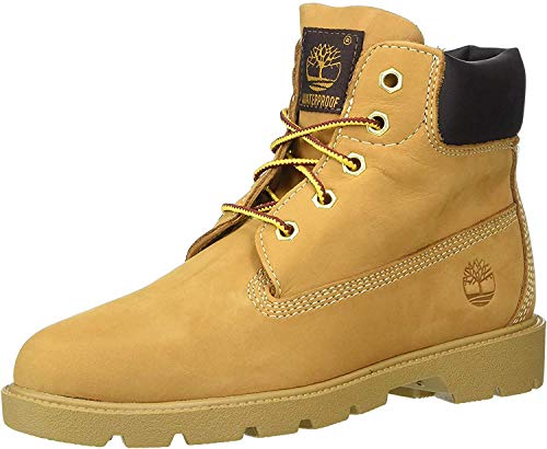 Timberland 6 Inch Classic (Toddler), Botas Unisex-Niños, Amarillo Wheat Nubuck, 22 EU
