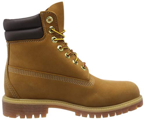Timberland 6 Inch Double Collar, Botas Chukka Hombre, Amarillo Wheat Nubuck, 40 EU