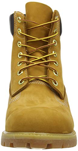 Timberland 6-Inch Premium Boot, Botas para Hombre, Amarillo (Wheat Nubuck), 43 EU