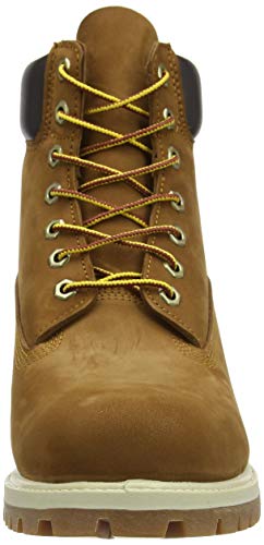Timberland 6-Inch Premium Boot, Botas para Hombre, Marrón (Rust Nubuck), 43 EU