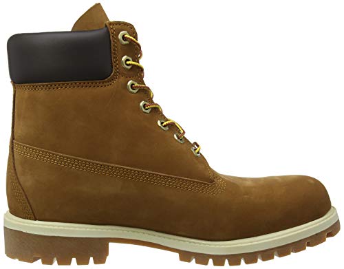 Timberland 6-Inch Premium Boot, Botas para Hombre, Marrón (Rust Nubuck), 43 EU