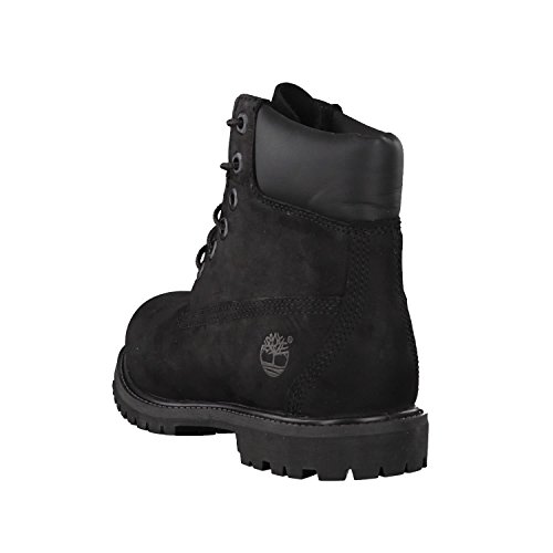 Timberland 6 Inch Premium Waterproof, Botas Chukka Mujer, Negro Black Nubuck, 41 EU
