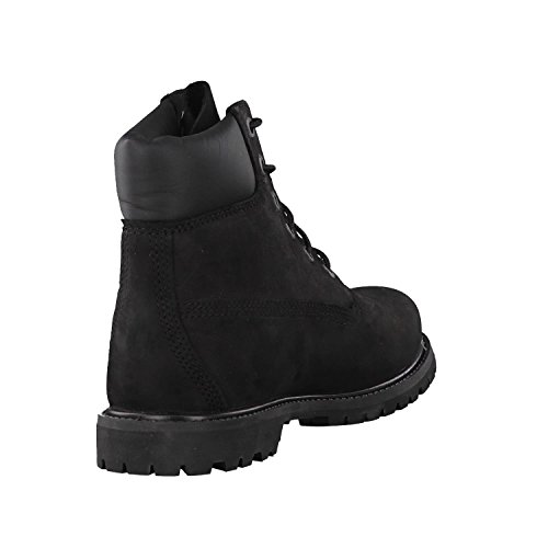 Timberland 6 Inch Premium Waterproof, Botas Chukka Mujer, Negro Black Nubuck, 42 EU