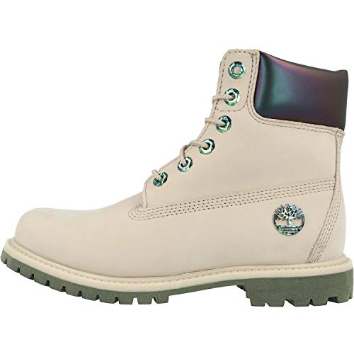 Timberland 6 Inch Waterproof Gris/Multicolor (Light Taupe/Iridescent) Nobuck 37½ EU