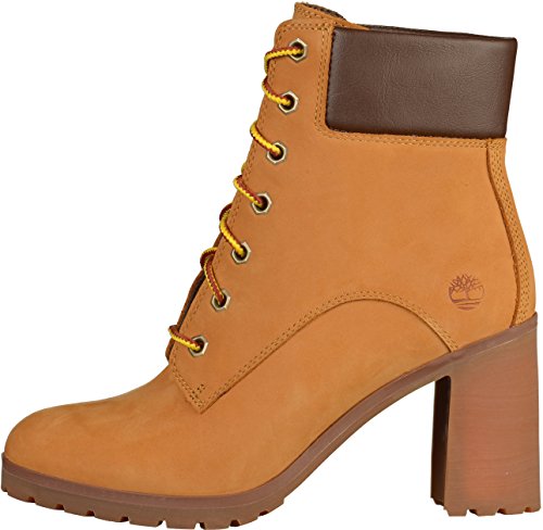 Timberland Allington 6 Inch, Botas Chukka Mujer, Amarillo Wheat Nubuck, 39 EU