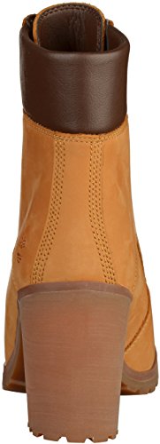 Timberland Allington 6 Inch, Botas Chukka Mujer, Amarillo Wheat Nubuck, 39.5 EU