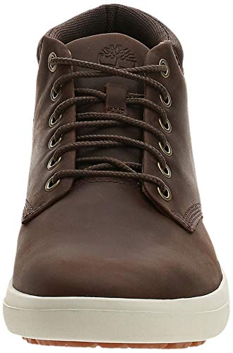 Timberland Ashwood Park Leather', Botas Chukka Hombre, Marrón Dk Brown Full Grain, 43 EU