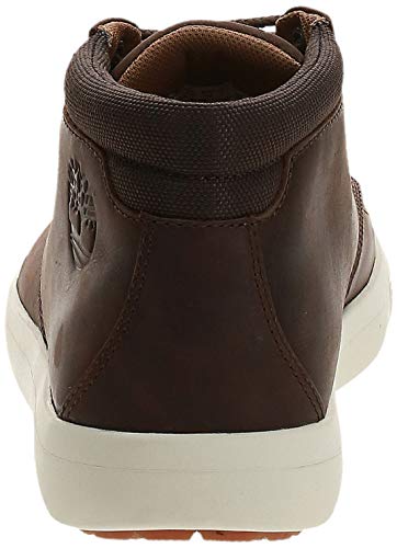 Timberland Ashwood Park Leather', Botas Chukka Hombre, Marrón Dk Brown Full Grain, 43 EU