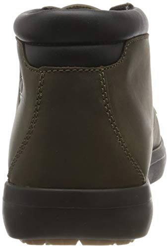 Timberland Ashwood Park Leather Chukka, Botas Hombre, Verde Olive Full Grain, 41 EU