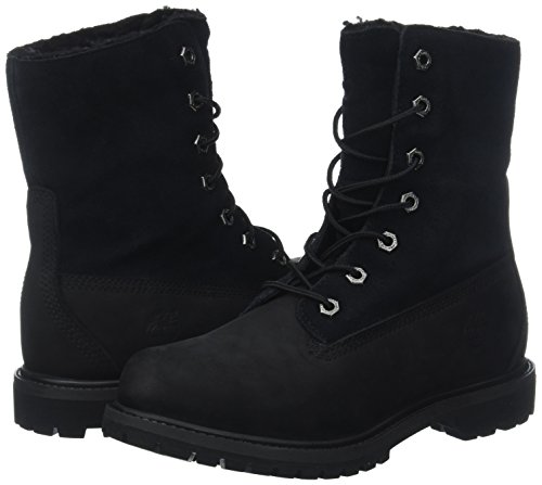 Timberland Authentic Teddy Fleece Waterproof, Zapatillas Chukka para Mujer, Negro (Black Full Grain), 38.5 EU