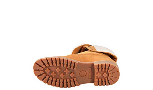 Timberland Authentics Teddy Fleece, Botas Mujer, Amarillo Wheat Nubuck, 37.5 EU