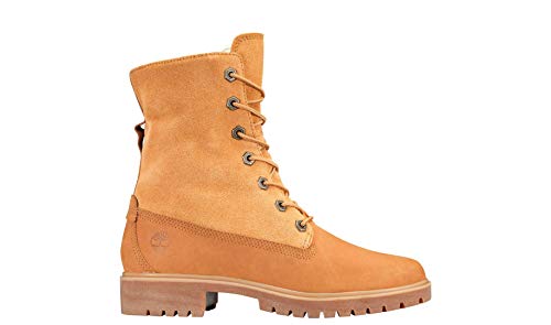 Timberland Authentics Teddy Fleece, Botas Mujer, Amarillo Wheat Nubuck, 37.5 EU