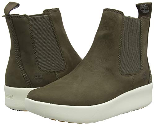 Timberland Berlin Park', Botines Chelsea Mujer, Verde Olive Nubuck, 42 EU
