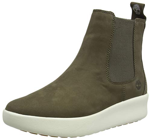 Timberland Berlin Park', Botines Chelsea Mujer, Verde Olive Nubuck, 42 EU