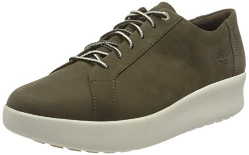 Timberland Berlin Park Oxford', Zapatillas Bajas Mujer, Verde Olive Nubuck, 39.5 EU