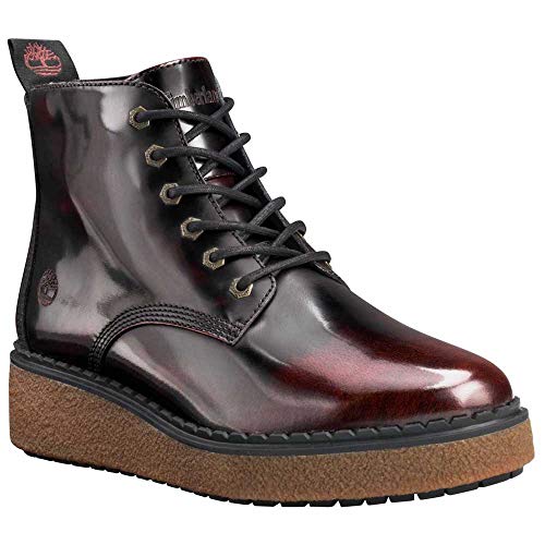 Timberland Bluebell Lane - Botines para mujer, color marrón, Rojo (granate), 36 EU