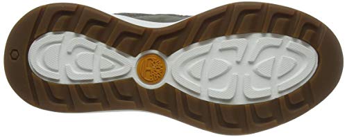 Timberland Boroughs F/L Mid Waterproof, Zapatillas Mujer, Verde Dark Green Nubuck, 36 EU