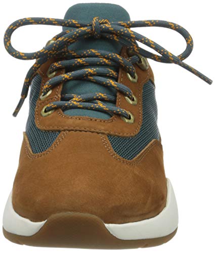 Timberland Boroughs Low-Top, Zapatillas Mujer, Marrón Rust Nubuck, 39 EU