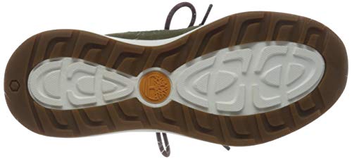 Timberland Boroughs Low-Top, Zapatillas Mujer, Verde Dark Green Nubuck, 37.5 EU