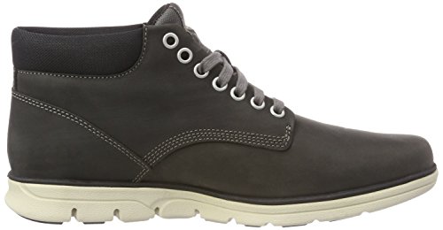 Timberland Bradstreet Leather Sensorflex, Botas Chukka para Hombre, Gris Dark Grey Full Grain, 41 EU