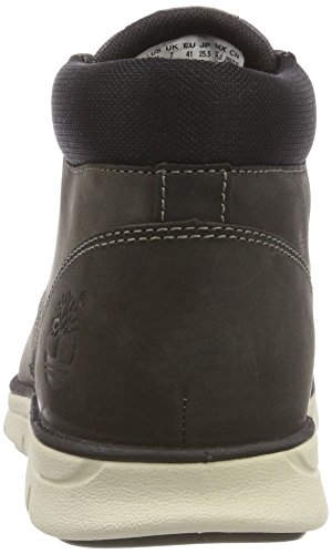 Timberland Bradstreet Leather Sensorflex, Botas Chukka para Hombre, Gris Dark Grey Full Grain, 41.5 EU