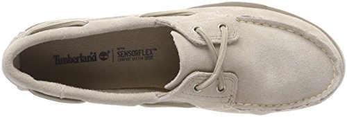 Timberland Camden Falls, Náuticos Mujer, Marrón Light Beige Suede, 39.5 EU