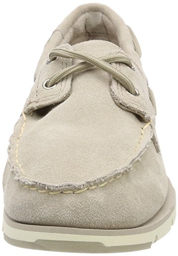 Timberland Camden Falls, Náuticos Mujer, Marrón Light Beige Suede, 39.5 EU