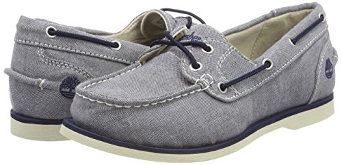 Timberland Classic, Mocasines Mujer, Azul (Midnight Navy Canvas), 36 EU