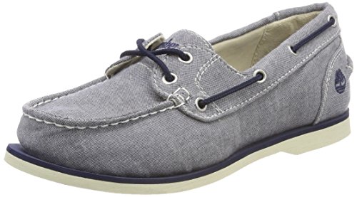 Timberland Classic, Mocasines Mujer, Azul (Midnight Navy Canvas), 36 EU