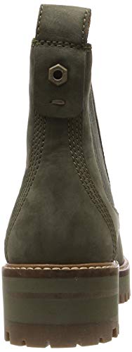 Timberland Courmayeur Valley, Botines Chelsea Mujer, Verde Olive Nubuck, 38 EU