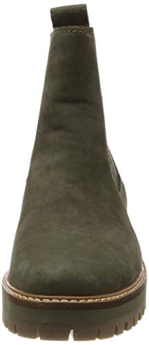 Timberland Courmayeur Valley, Botines Chelsea Mujer, Verde Olive Nubuck, 38 EU