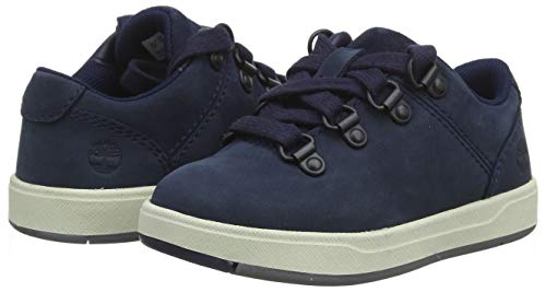 Timberland Davis Square Alpine Oxford (Youth), Zapatillas Bajas Unisex-Niños, Azul Navy Nubuck, 34 EU