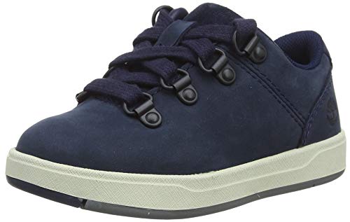 Timberland Davis Square Alpine Oxford (Youth), Zapatillas Bajas Unisex-Niños, Azul Navy Nubuck, 34 EU