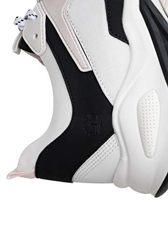 Timberland Delphiville - Zapatillas de piel para mujer, color Blanco, talla 42 EU