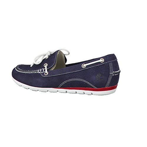 Timberland EK Harbrside 1Eye, Mocasines para Mujer, Azul Marino, 37 EU