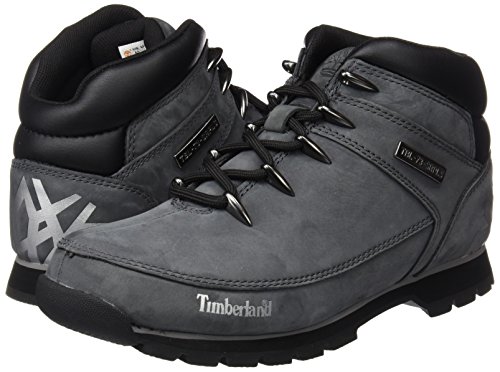 Timberland Euro Sprint Hiker, Botas Hombre, Gris Medium Grey Nubuck, 40 EU