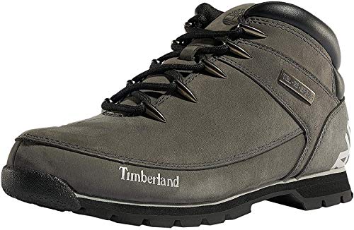 Timberland Euro Sprint Hiker, Botas Hombre, Gris Medium Grey Nubuck, 40 EU