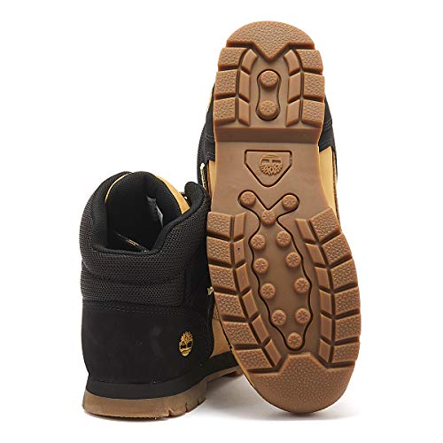 Timberland Euro Sprint (Junior), Botas Clasicas Unisex Adulto, Amarillo Wheat/Black Nubuck, 40 EU