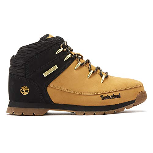 Timberland Euro Sprint (Junior), Botas Clasicas Unisex Adulto, Amarillo Wheat/Black Nubuck, 40 EU