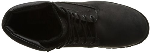 Timberland Foraker 6-Inch Waterproof, Botas Chukka Hombre, Negro Black Full Grain, 42 EU