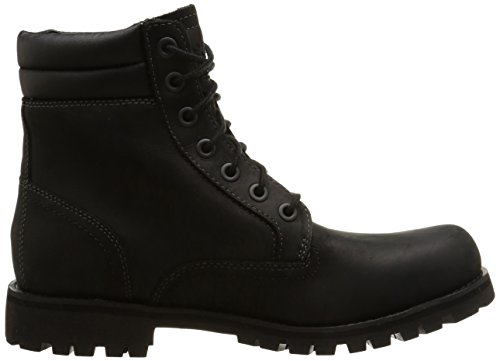 Timberland Foraker 6-Inch Waterproof, Botas Chukka Hombre, Negro Black Full Grain, 42 EU